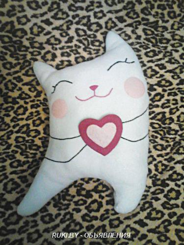 Игрушка подушка Киска. Гомель