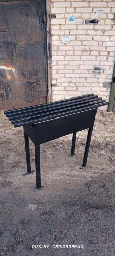 Лавочка металлическая с ящиком. Витебск