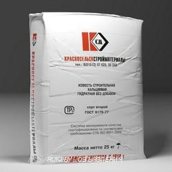 Известь в мешках. Минск