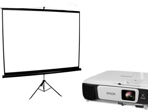 Продам проектор и переносной экран на треноге минск. Минск