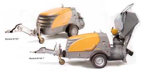 Аренда Растворонасос Putzmeister Mixokret M 740D, 760D. Минск