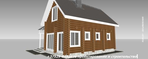 проект дома в два этажа. Минская область, Марьина Горка